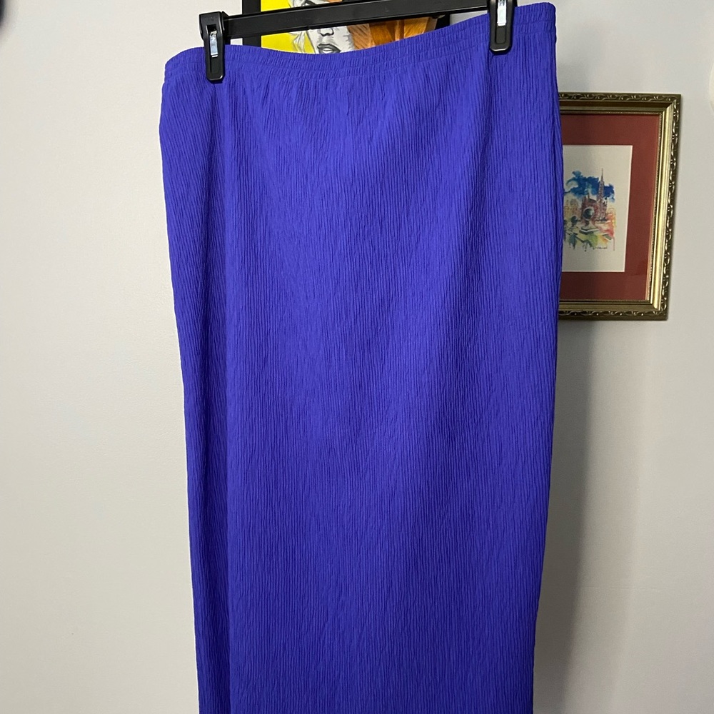 Kathie Lee Micro-pleat Skirt